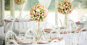 Wedding Decoration Decor Floral flowers tents stylish ceremony celebrations style