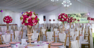 Wedding Decoration Decor Floral flowers tents stylish ceremony celebrations style